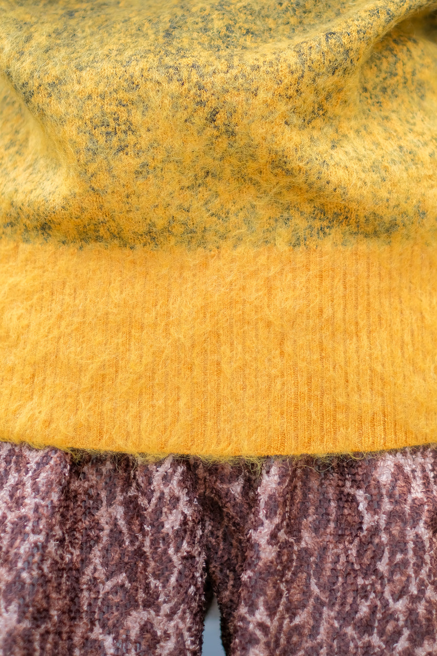 TOGA VIRILIS  Gradation knit pullover(BLACK)