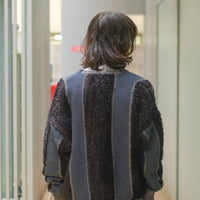 TOGA VIRILIS(トーガ ビリリース)のStripe knit cardigan NAVYの通販