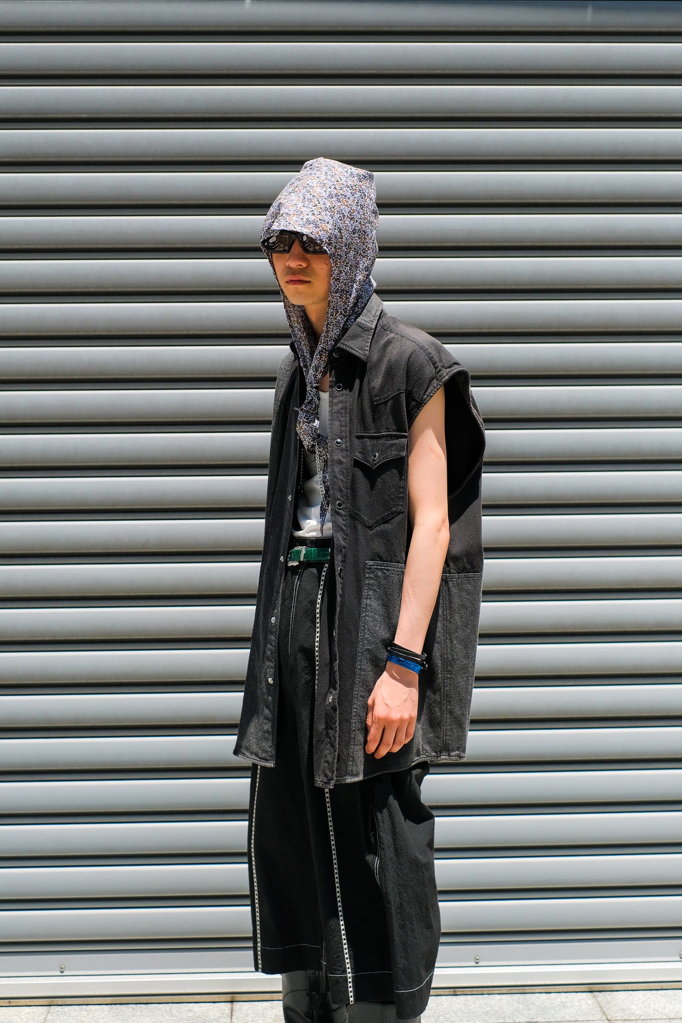 SYU.HOMME/FEMM(シュウオムフェム)のHooded scarf by Flowerの通販