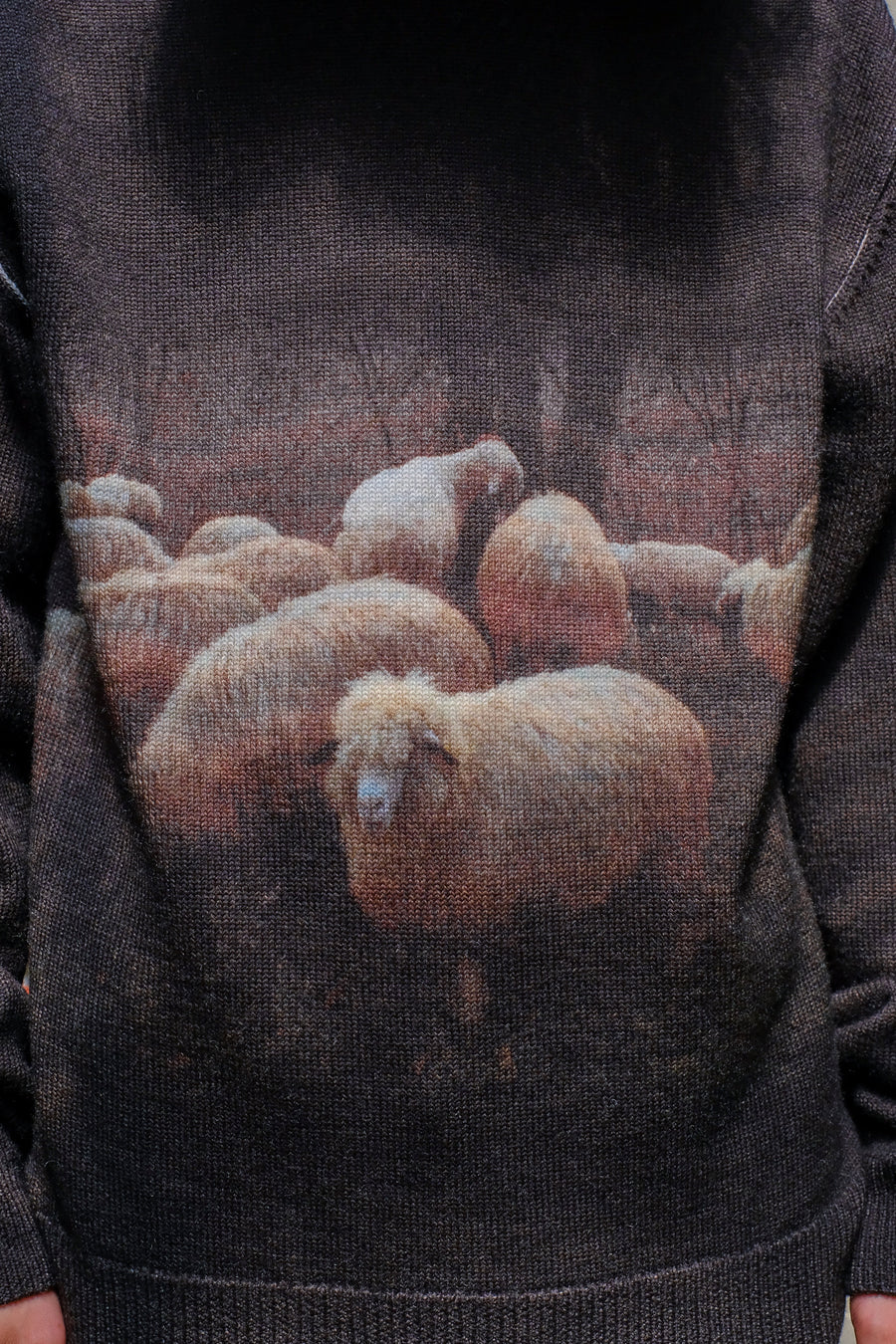 soe  Over Printed Sweater 