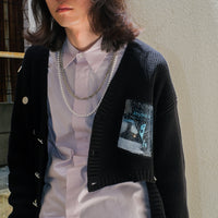 YUKI HASHIMOTO(ユウキハシモト)の22AWのCONSTRUCTOR PATCHED CARDIGAN