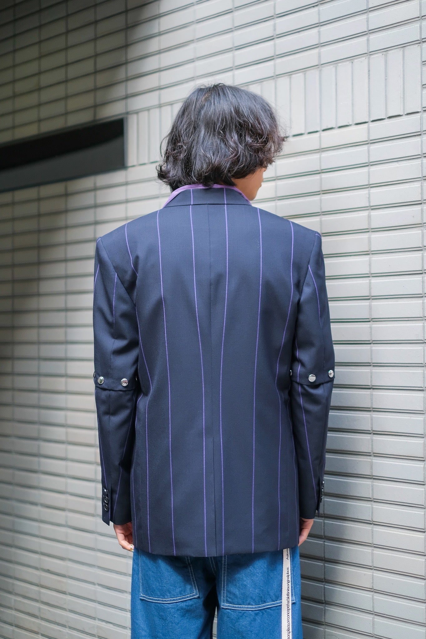 LITTLEBIG(リトルビッグ)のRemovable Stripe Single Jacket