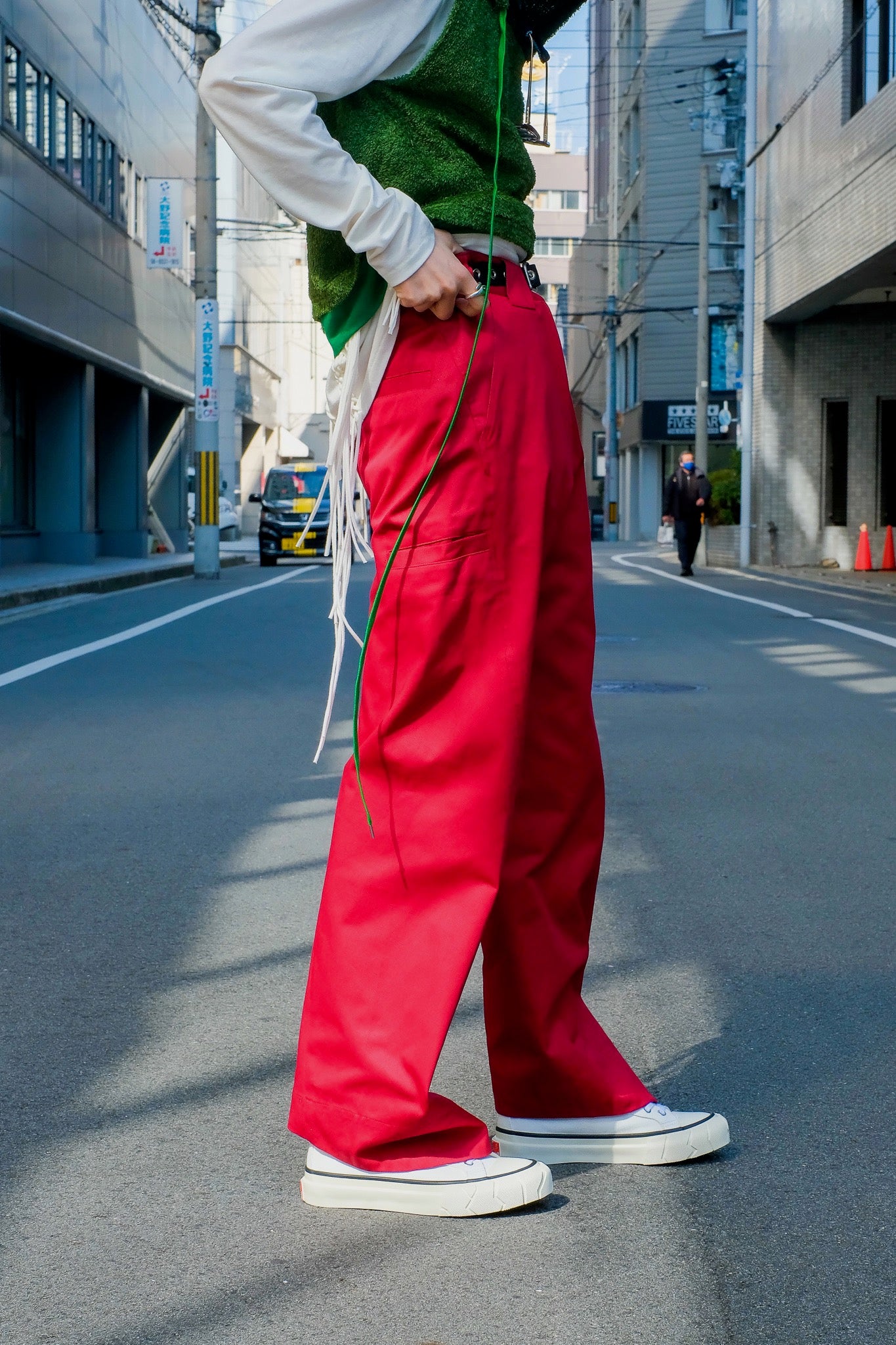 MASU(エムエーエスユー)のCOTTON WIDE TROUSERS REDの通販｜PALETTE art aliveのオンラインショップ –  PALETTE art alive ONLINE STORE