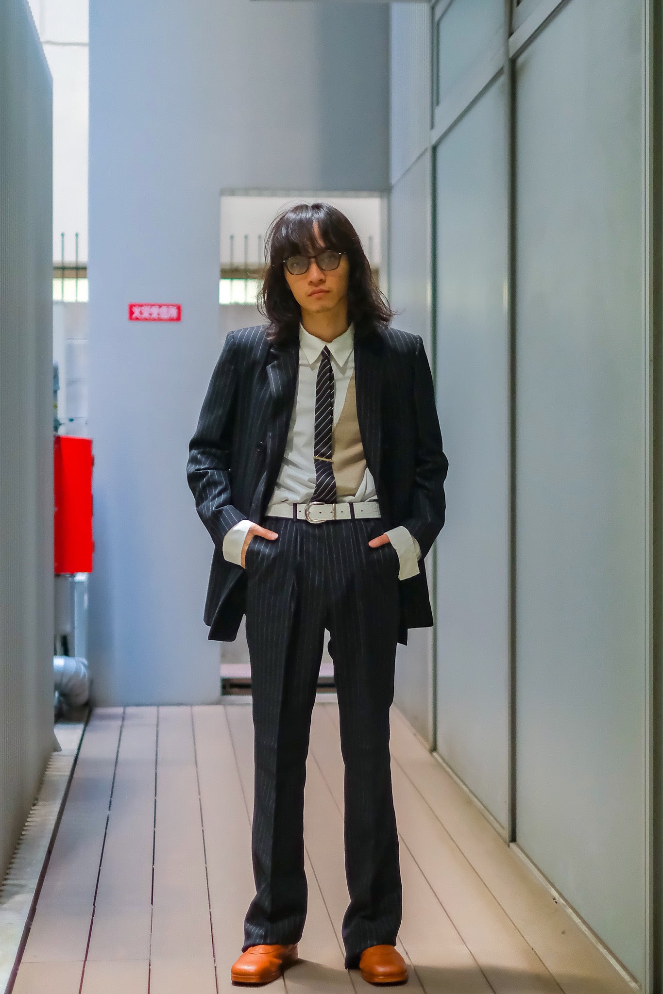 LITTLEBIG(リトルビッグ)の21aw 6B Double Breasted Jacket Black
