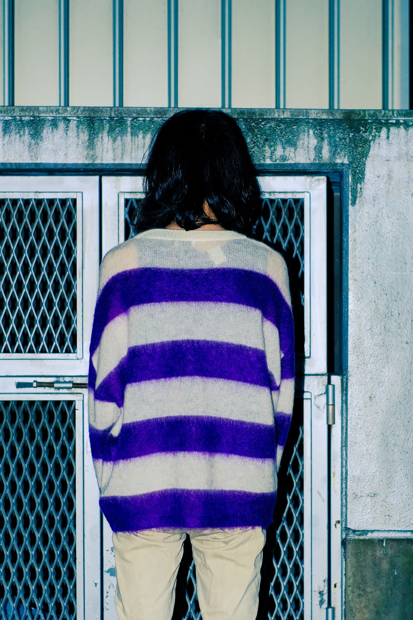LITTLEBIG(リトルビッグ)のMohair Knit Blue or Purple(ニット)の通販 