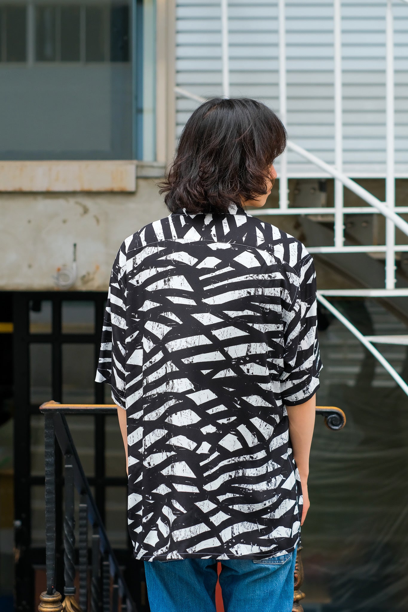 LITTLEBIG(リトルビッグ)のPrint Open Collared S/S SH(シャツ)の通販