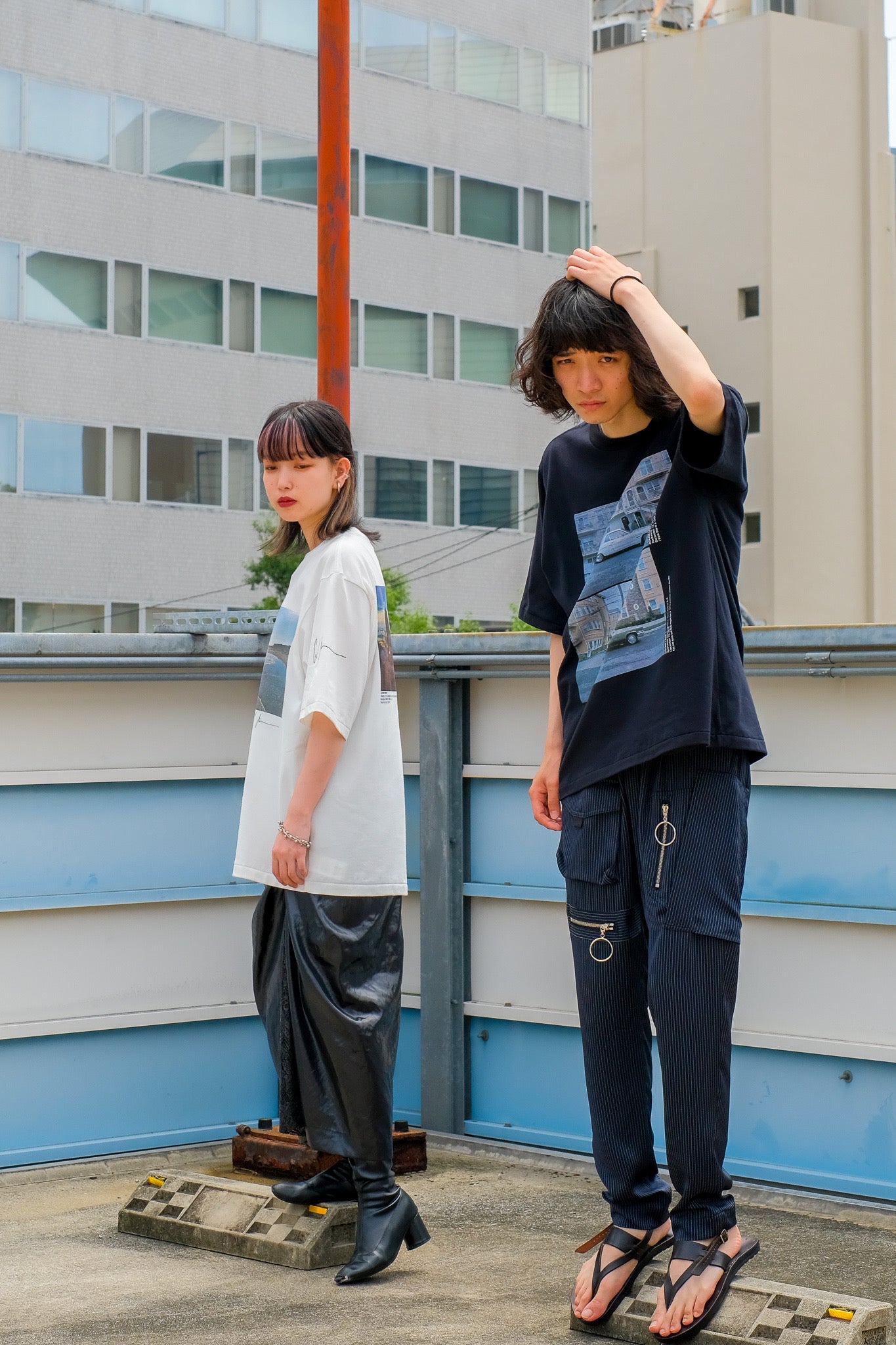 YUKI HASHIMOTO(ユウキハシモト)のASTRONAUT EVA TROUSERS NAVY STRIPEの通販｜PALETTE art  aliveのオンラインショップ – PALETTE art alive ONLINE STORE