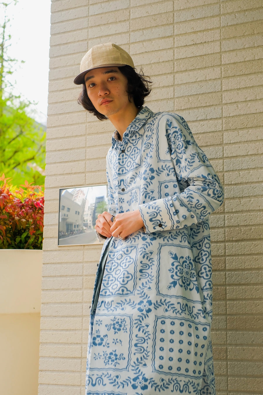 SHINYAKOZUKA DRESS WITH REYN SPOONER（BLURRED WHITE）