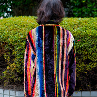 TOGA VIRILIS(トーガ ビリリース)のVelvet stripe blousonの通販