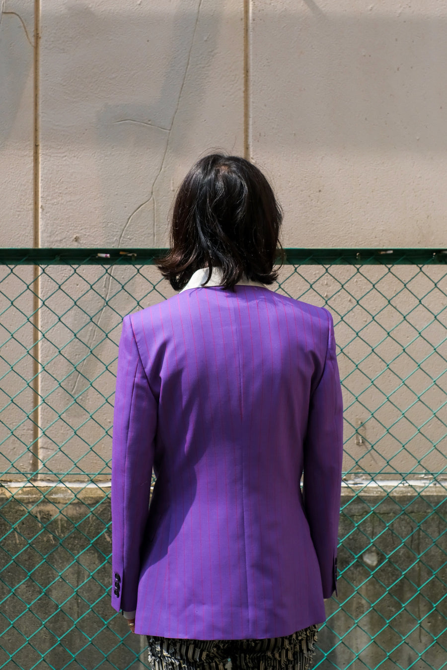 LITTLEBIG  Concaved Shoulder Jacket(Purple)