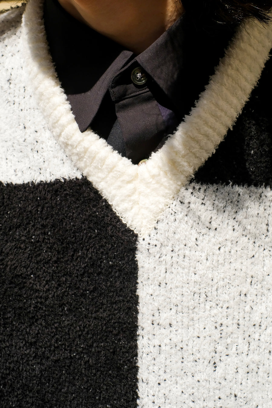 LITTLEBIG  Pattern Knit Vest(White)