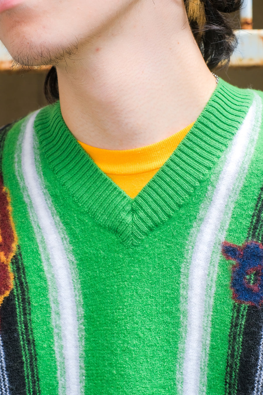 TOGA VIRILIS  Stripe knit pullover