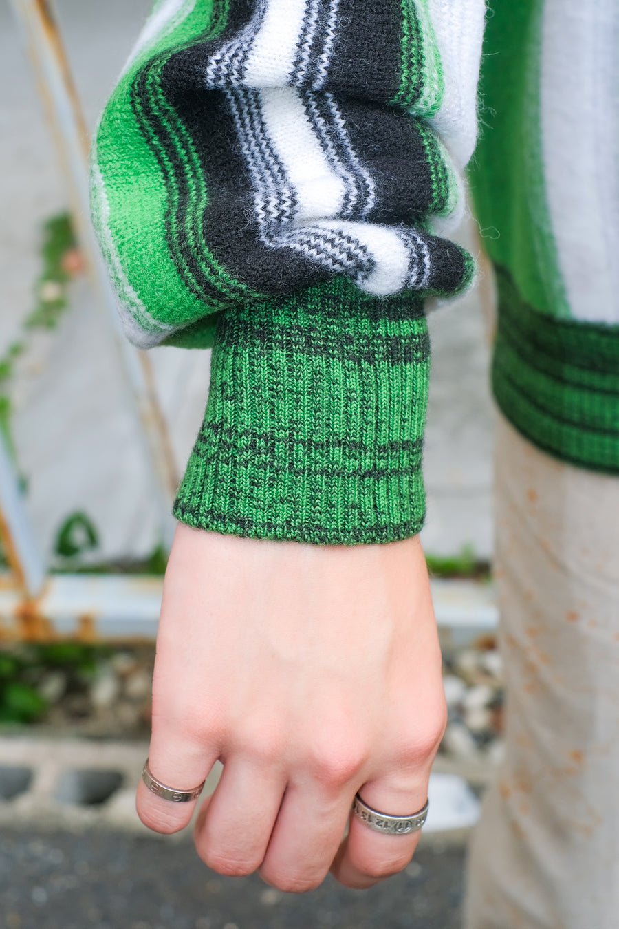 TOGA VIRILIS(トーガ ビリリース)22awのStripe knit pulloverの通販