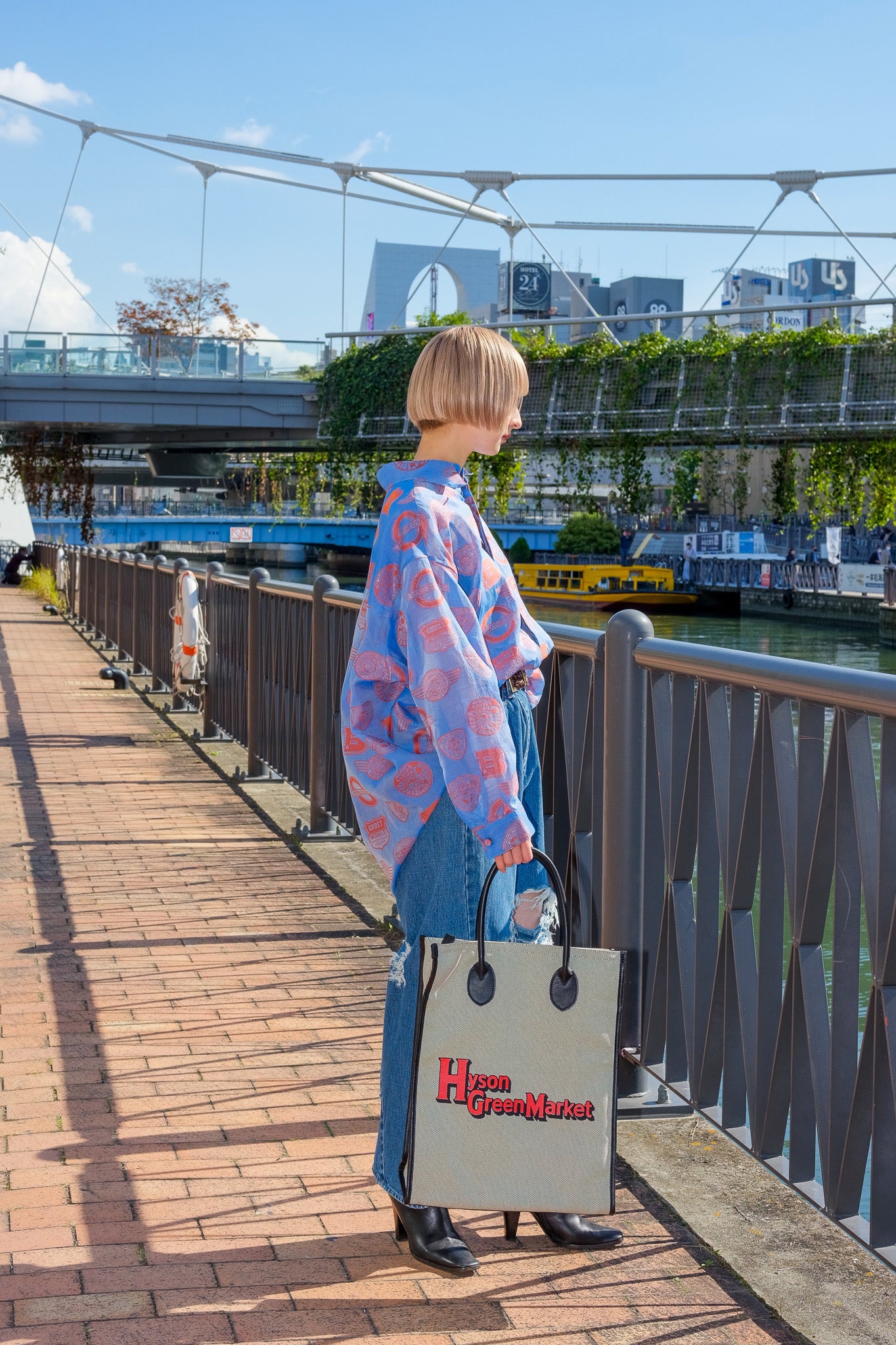 BELPER(ベルパー)の23SS TWISTED DENIM PANTS INDIGOの通販｜PALETTE