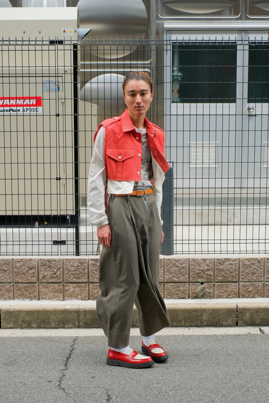 SOSHI OTSUKI kimono breasted trousers - 通販 - gofukuyasan.com