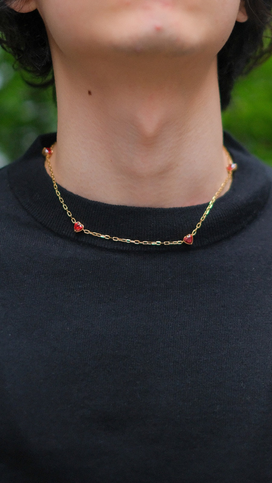 SYU.HOMME/FEMM  Love chain necklace（Gold）