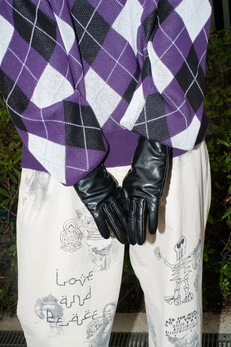 LITTLEBIG  Leather Glove(Bordeaux)