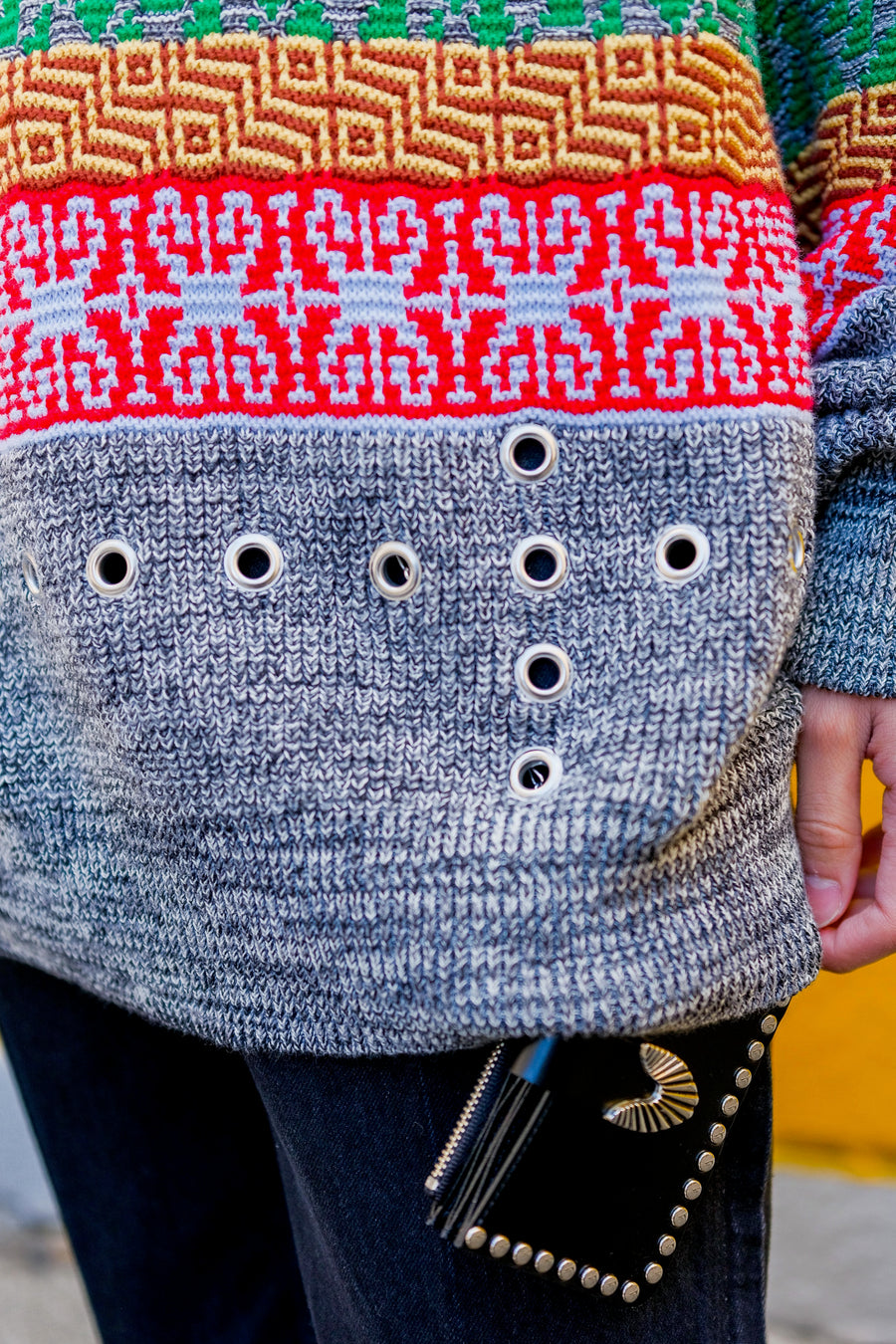TOGA VIRILIS  Jacquard knit pullover