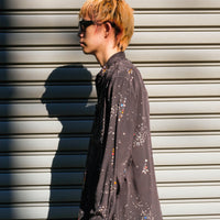 MASU(エムエーエスユー)のZIP-UP GALAXY SILK SHIRT BLACKの通販 