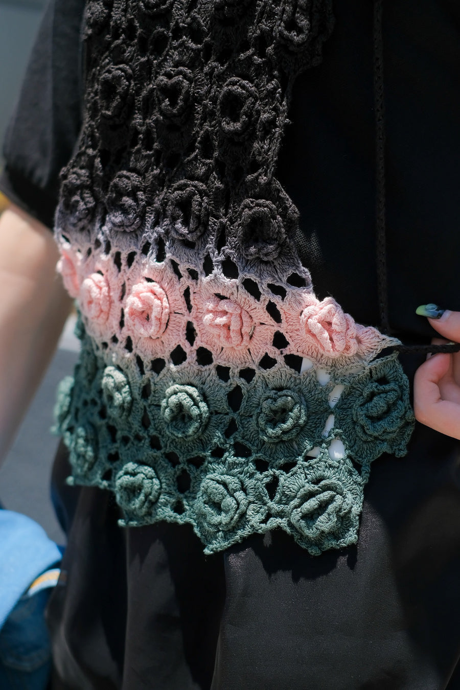 tiit tokyo  gradation dye knit tops