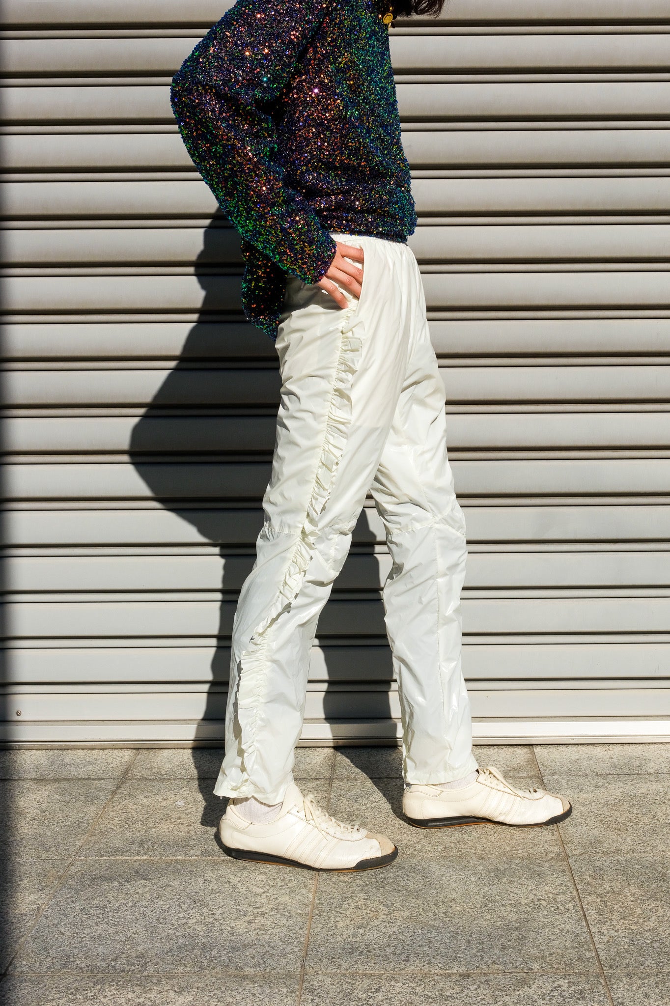 MASU(エムエーエスユー)のDANCING TRACK PANTS WHITEの通販｜PALETTE art aliveのオンラインショップ –  PALETTE art alive ONLINE STORE