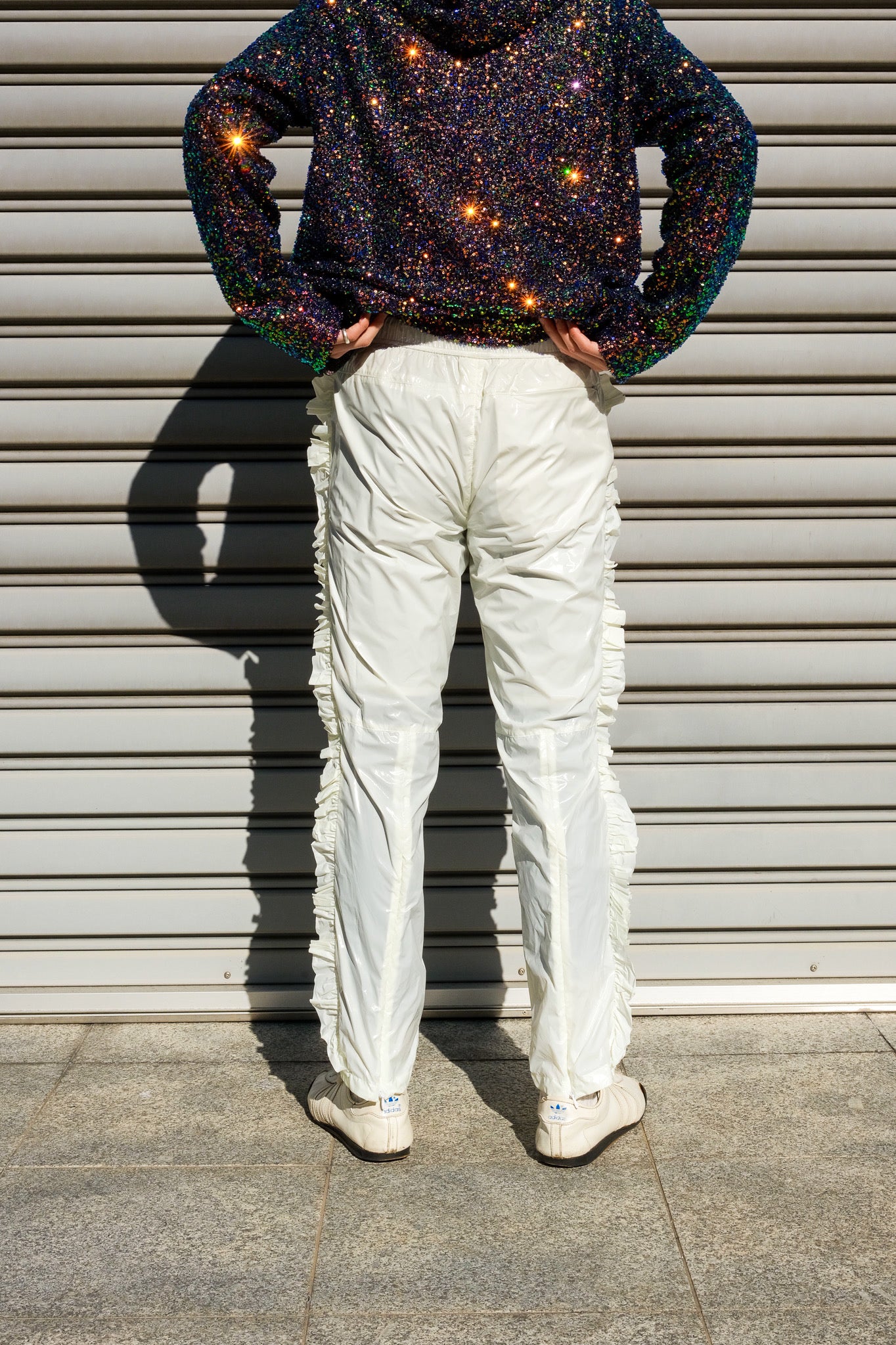 MASU(エムエーエスユー)のDANCING TRACK PANTS WHITEの通販｜PALETTE