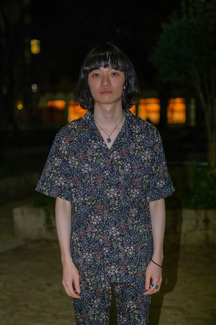 Taiga Igari  Dairy Pajamas Shirt(BLACK)