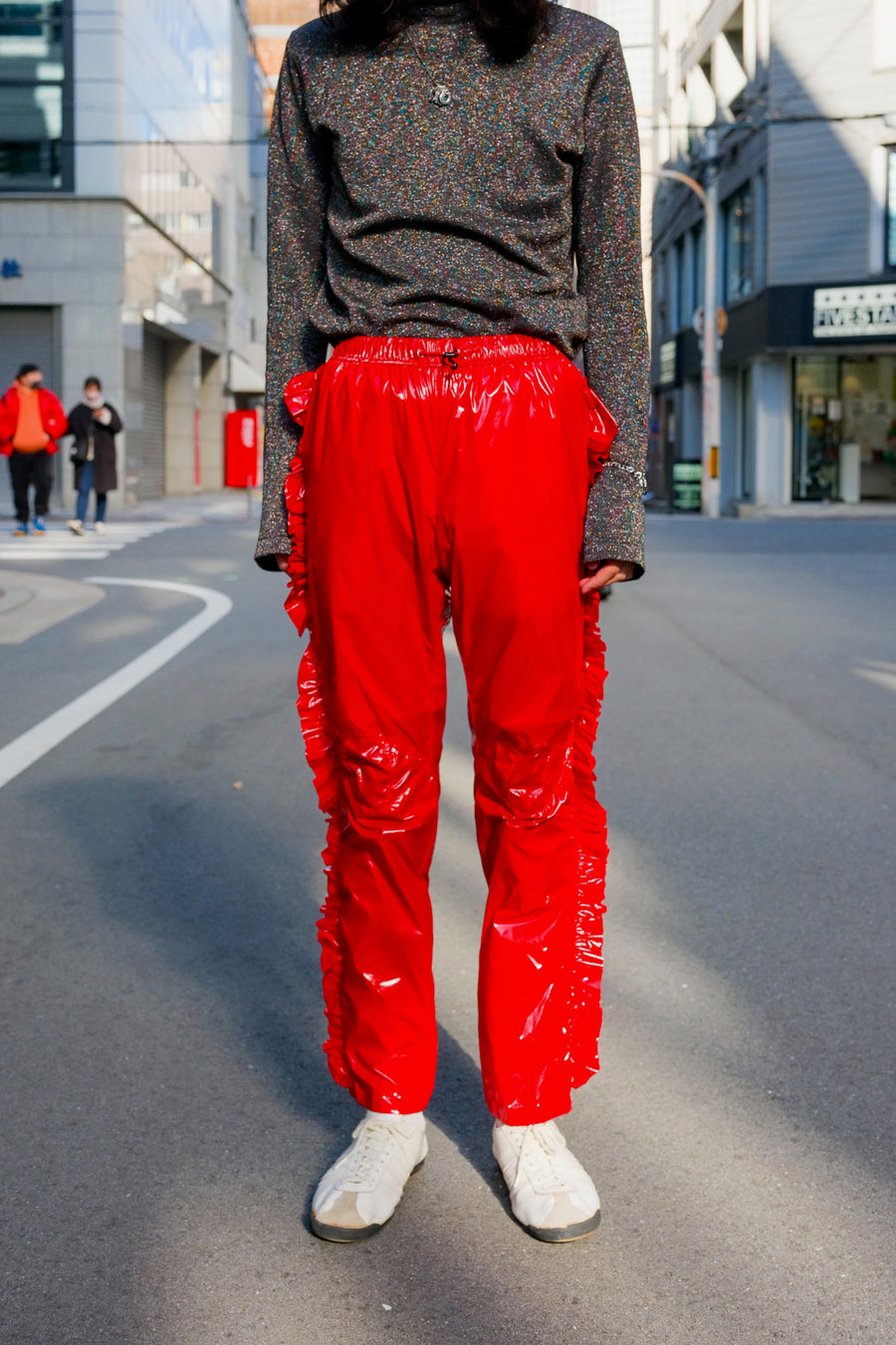 MASU(エムエーエスユー)のDANCING TRACK PANTS REDの通販｜PALETTE art 