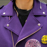 YUKI HASHIMOTO(ユウキハシモト)のMOTORCYCLE JACKET WITH BADGES