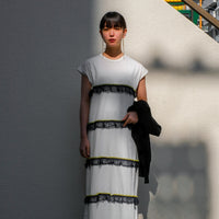 TIIT TOKYO's TORCHON LACE DRESS WHITE mail order | Palette Art