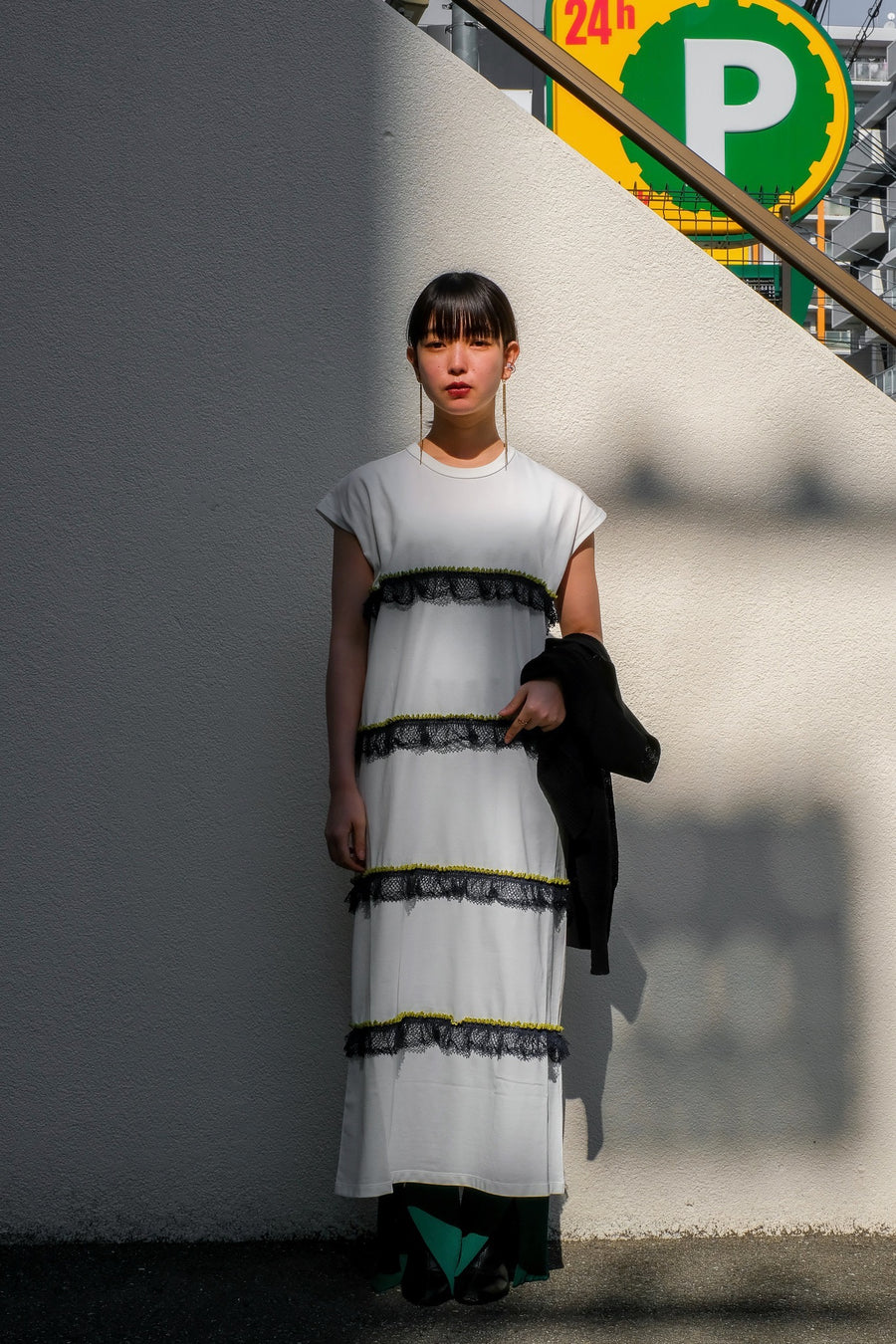 tiit tokyo  torchon lace dress(WHITE)