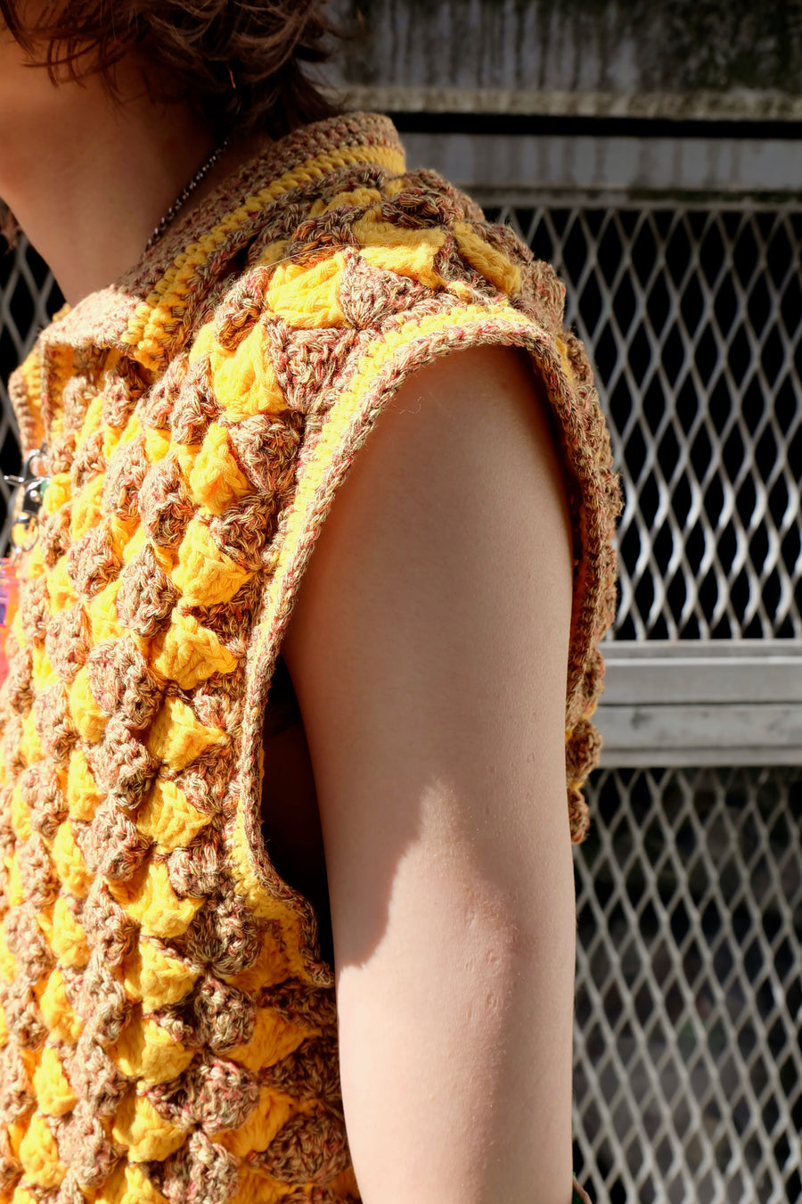 fluss  BUBBLE CROCHET VEST