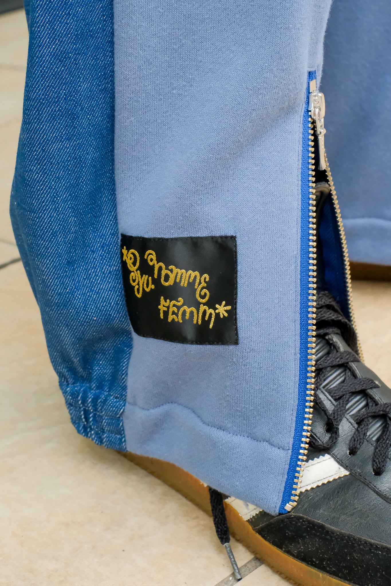 Syu.homme/FEMM's Docking Pants Blue mail order | Palette Art Alive