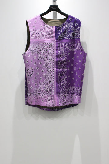 Children of the discordance  VINTAGE BANDANA REVERSE NS(KHAKI)