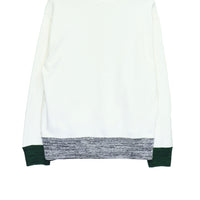 TOGA VIRILIS(トーガ ビリリース)22awのKnit rib sweatshirt WHITEの