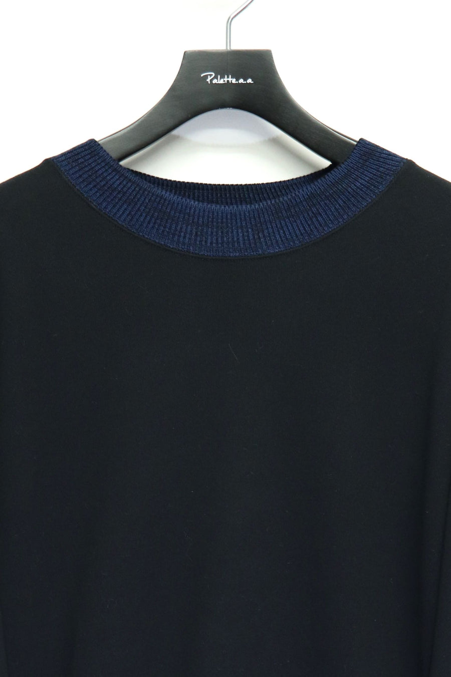 TOGA VIRILIS  Knit rib sweatshirt(BLACK)