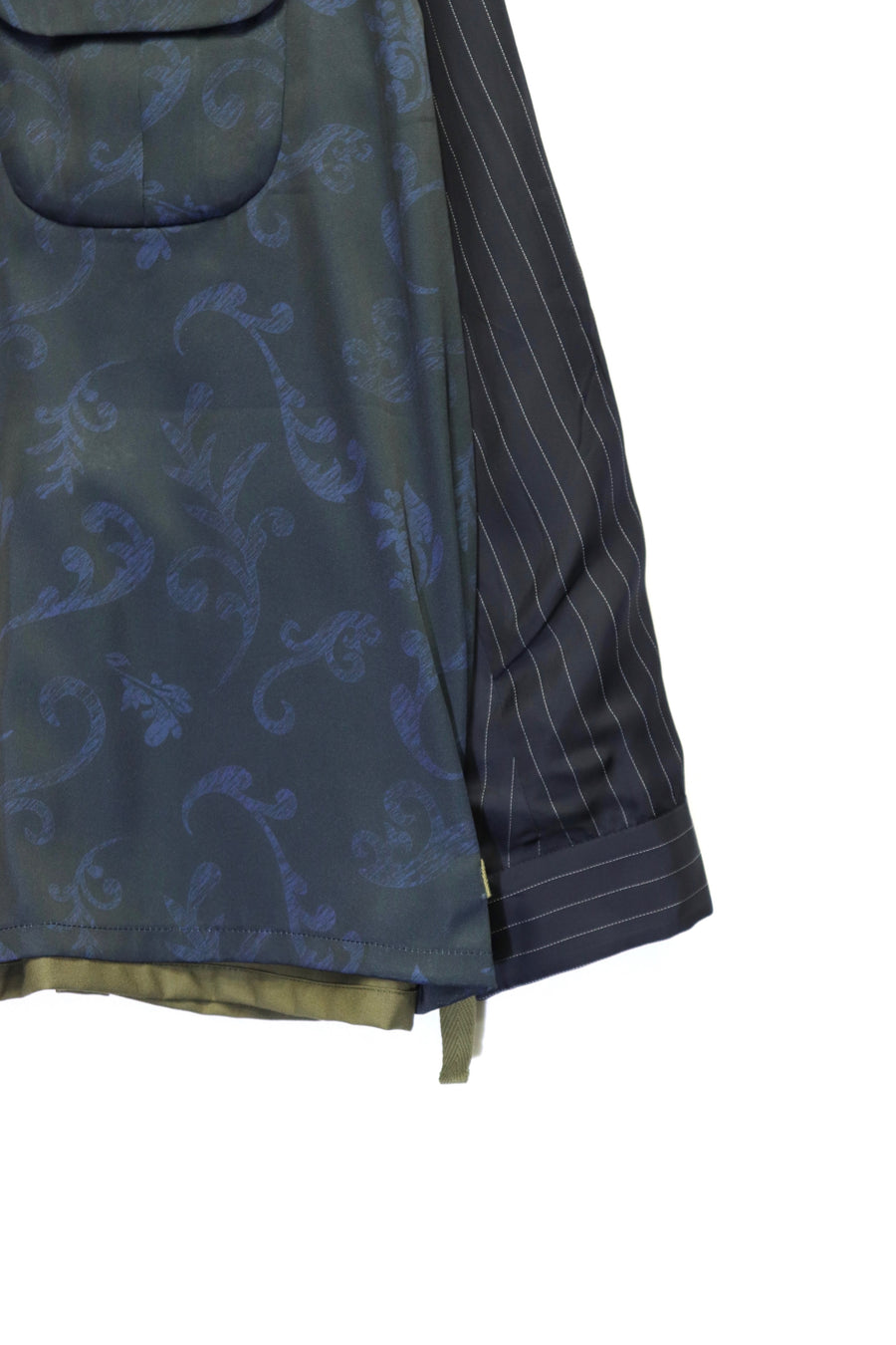elephant TRIBAL fabrics  Reversible fatigue JKT（Khaki）