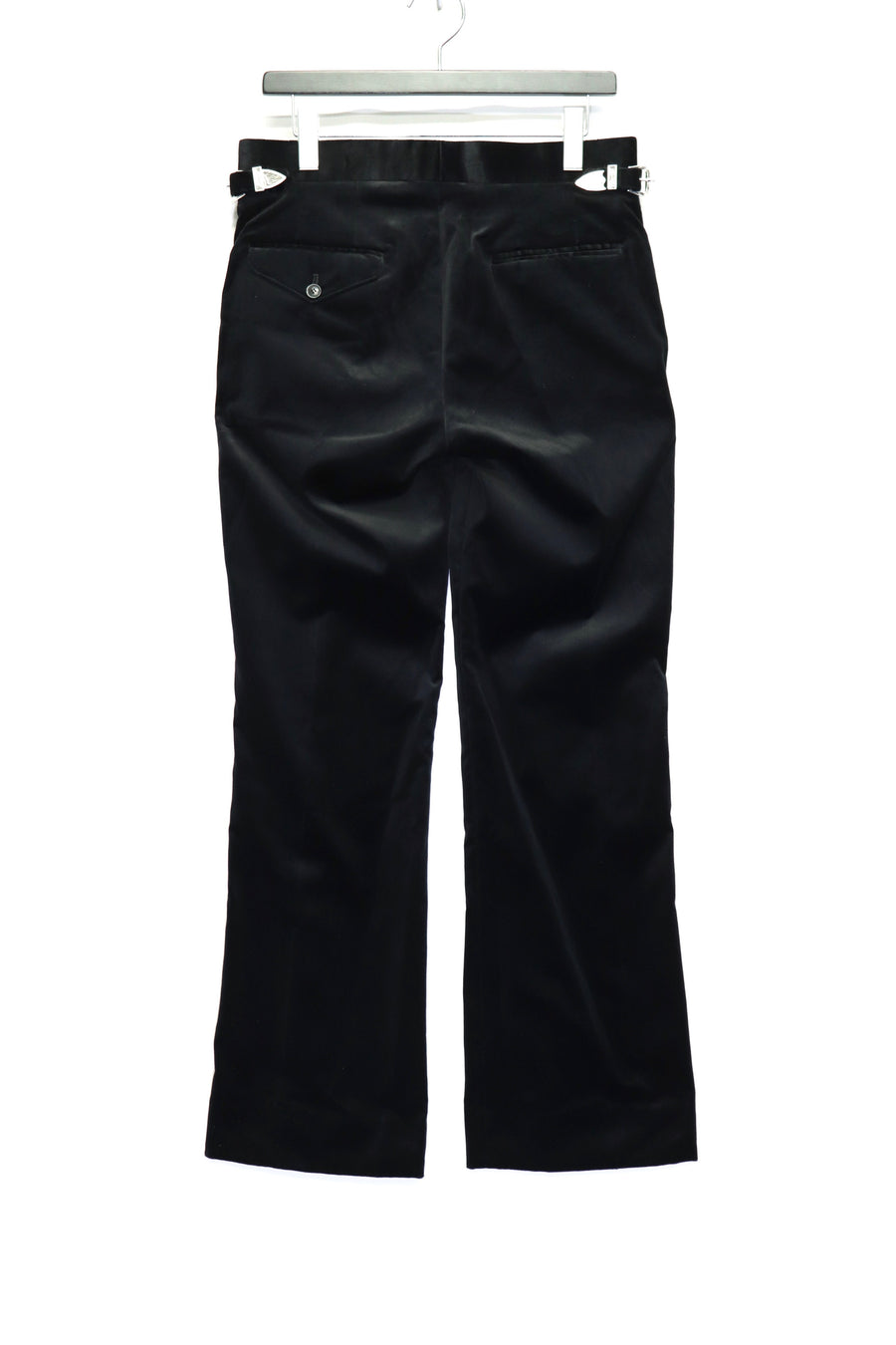 TOGA VIRILIS  Velvet pants(BLACK)