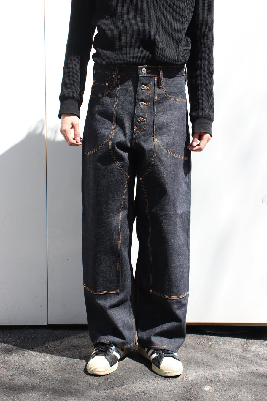 Sugarhill CLASSIC DOUBLE KNEEE DENIM PANTS mail order | Palette