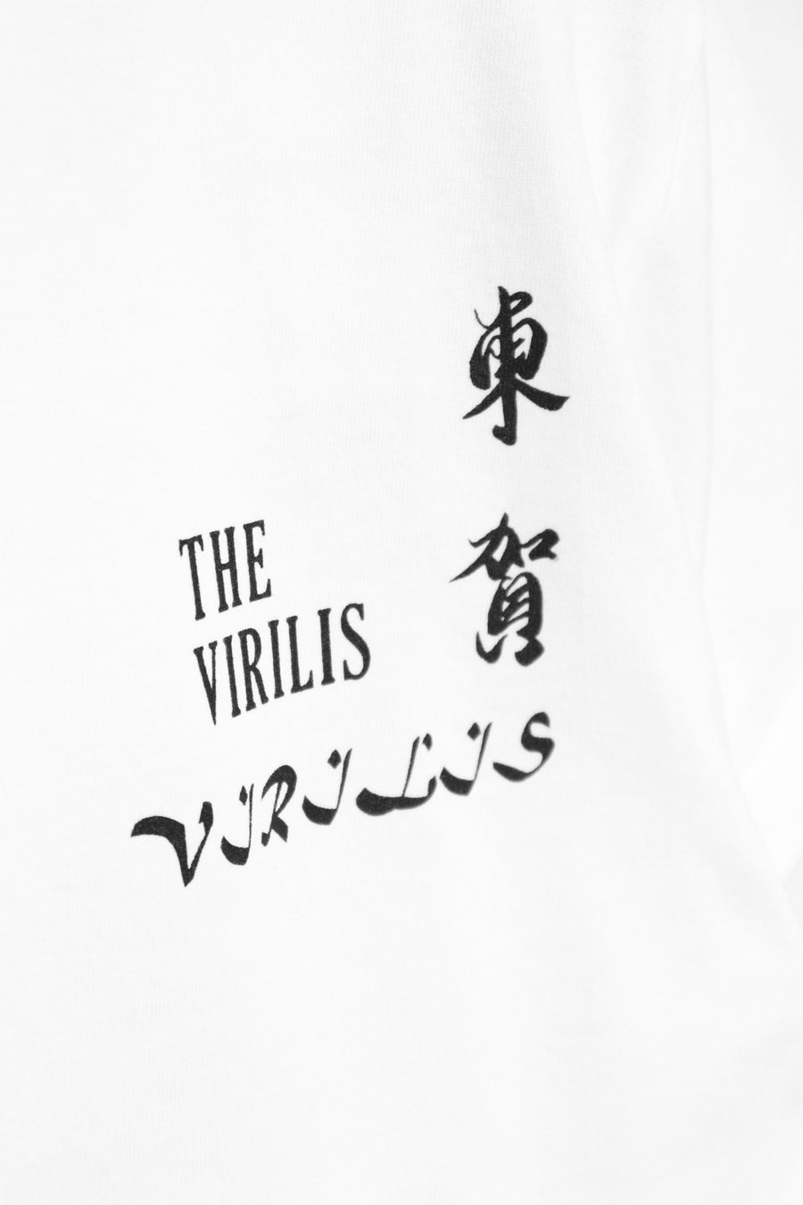 TOGA VIRILIS  Print Tee S/S(WHITE)