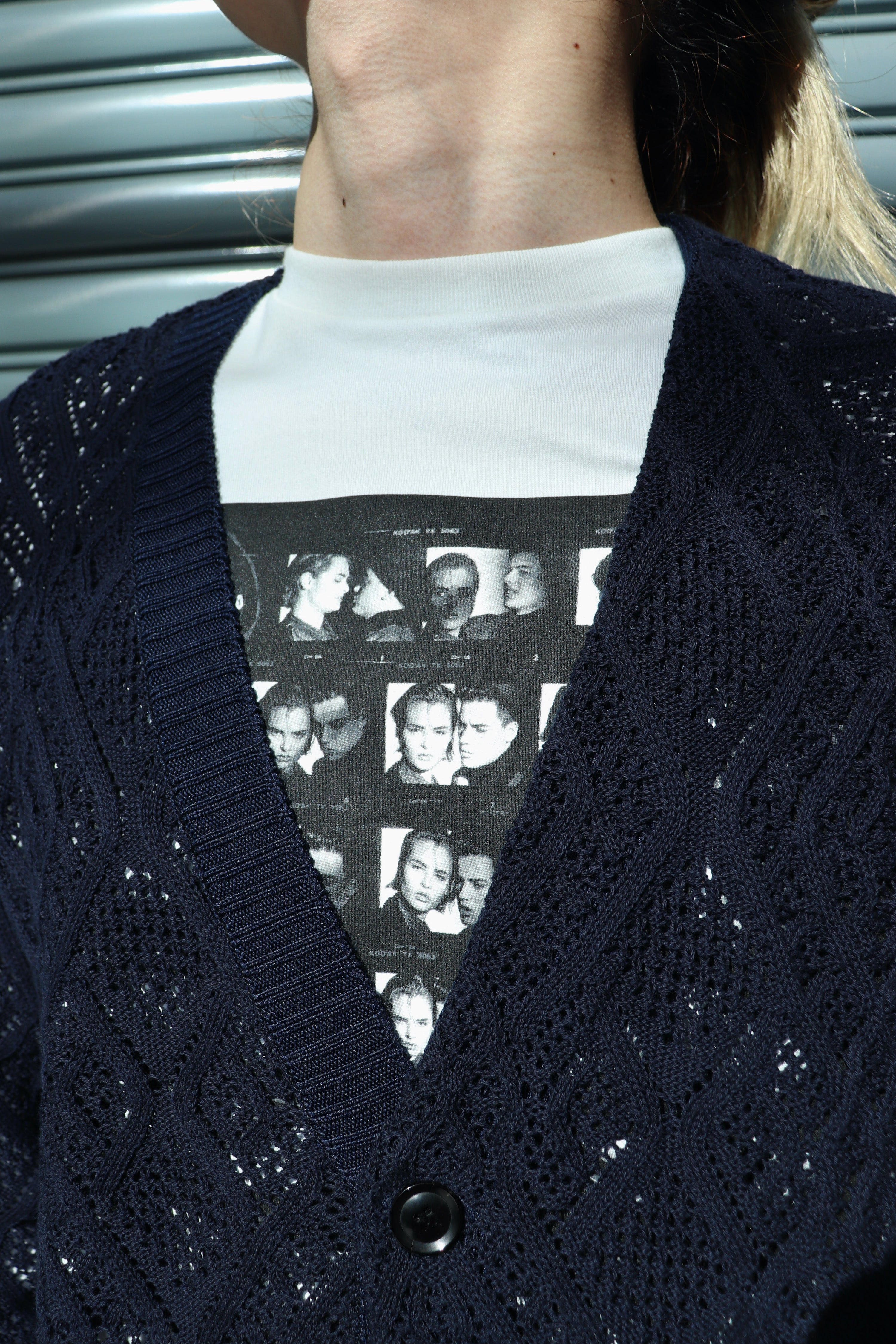 Nobuyuki Matsui(ノブユキ マツイ)のCardigan NAVYの通販｜PALETTE art