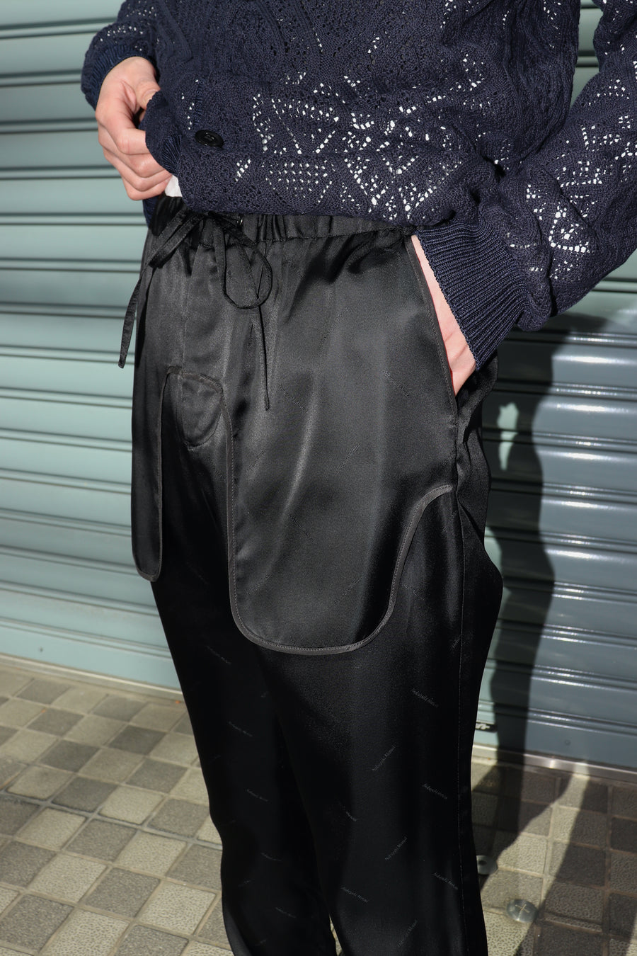 Nobuyuki Matsui  Lining Pants(BLACK)