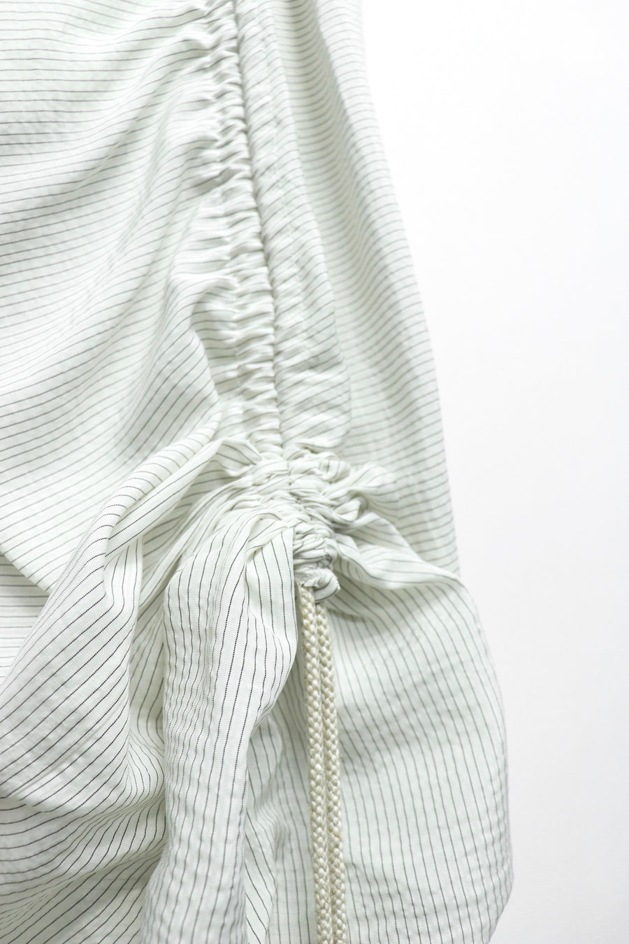 tiit tokyo  border gather skirt(WHITE)