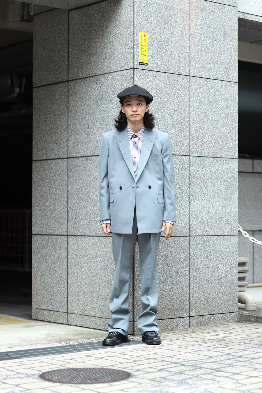 LITTLEBIG(リトルビッグ)の21aw 2B Double Breasted Jacket Grey