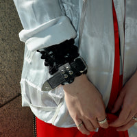 MASU(エムエーエスユー)のDENIM STUDS BRACELET BLACKの通販｜PALETTE