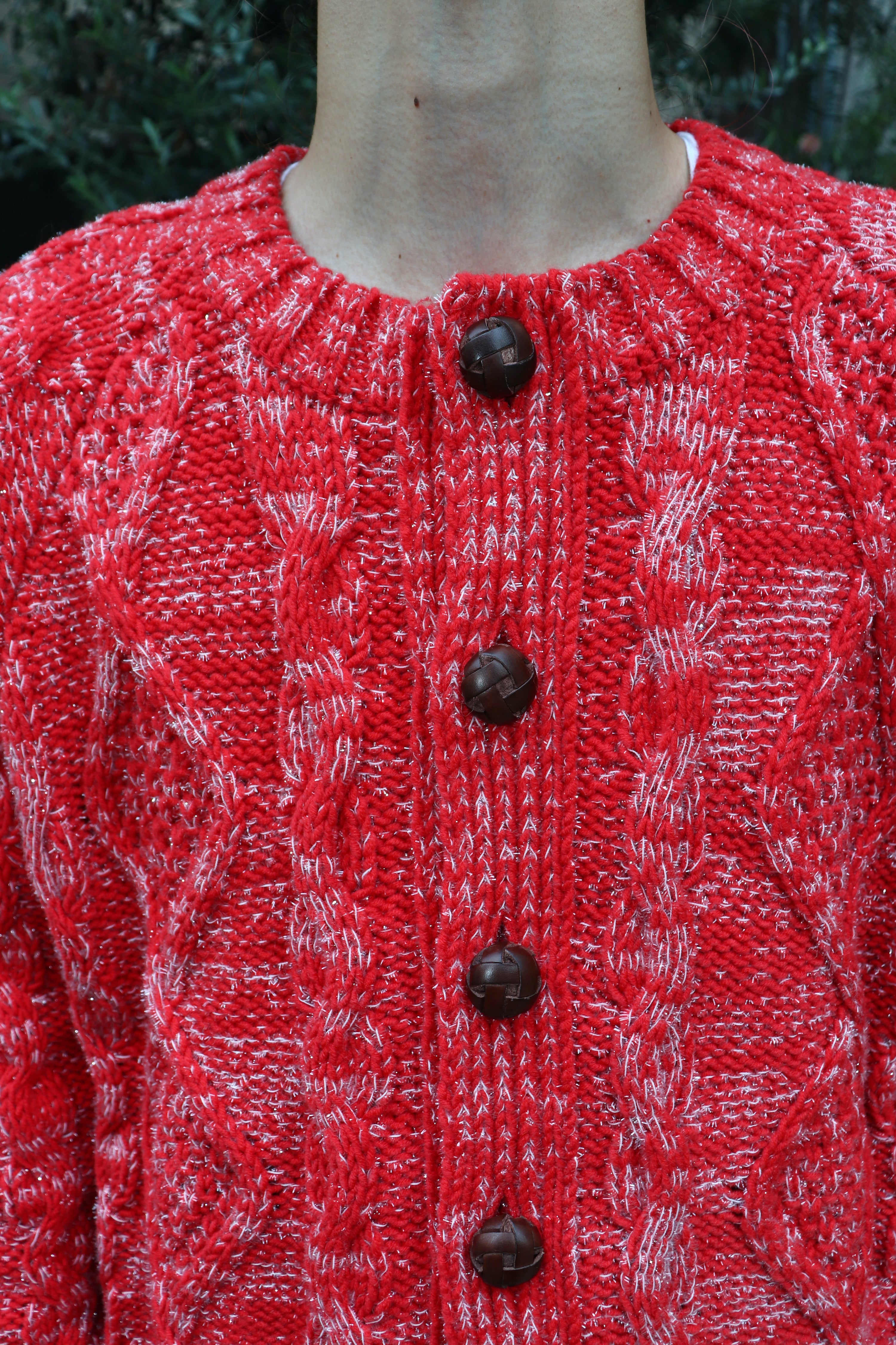 Cognomen's Sportman Knit Cardigan Red Mail Order | Palette Art
