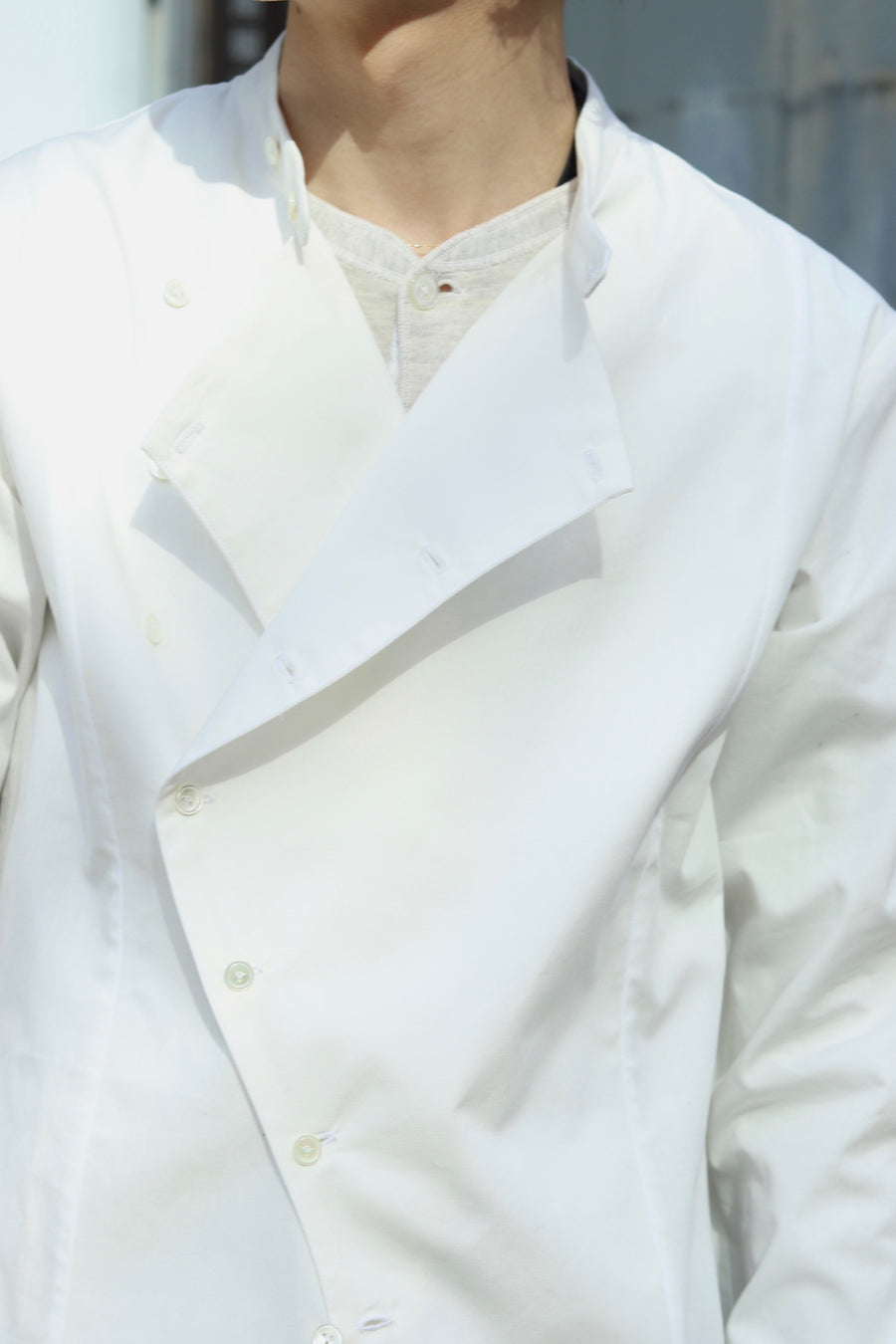 Nobuyuki Matsui  Doublet front shirts (WHITE)