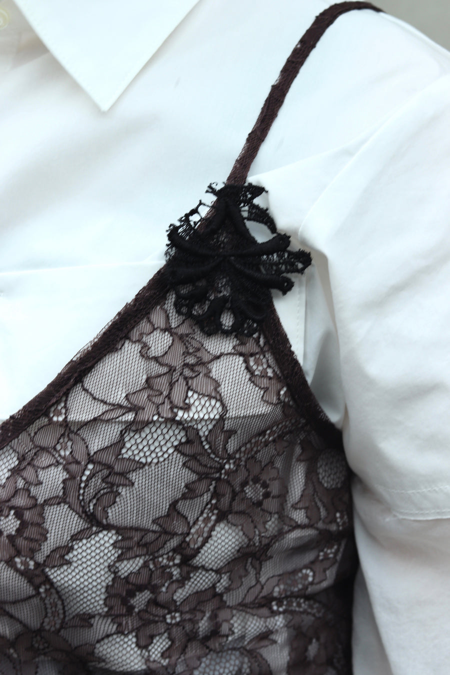 tiit tokyo  nude lace leotard（BROWN）