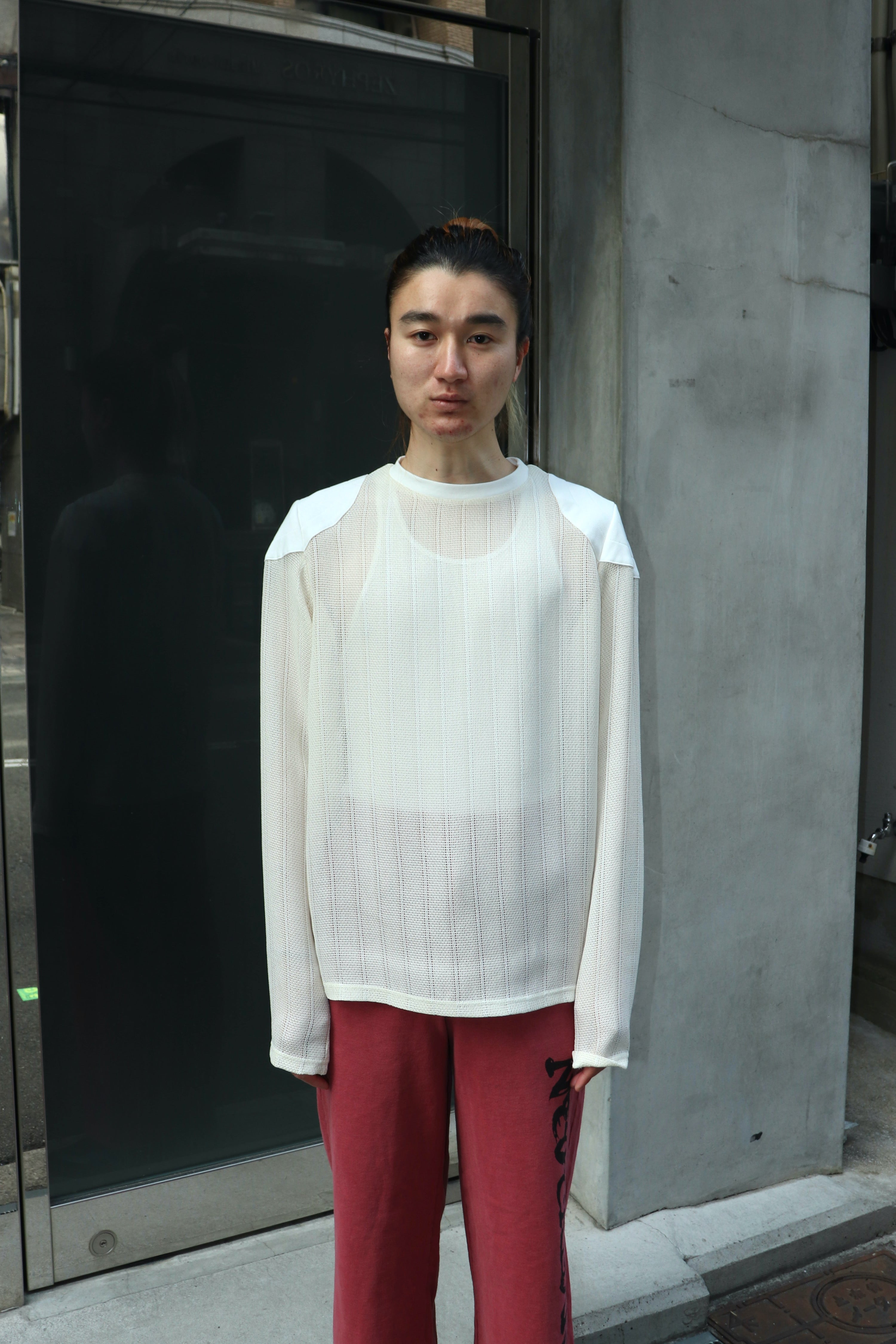 SOSHIOTSUKI(ソウシオオツキ)のRACERS PADDED SHIRT OFF WHITEの通販 