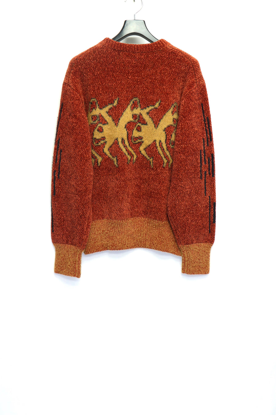TOGA VIRILIS  Jaquard knit pullover(ORANGE)